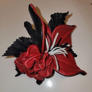 Hair accessories. Hand made. Genuine leather.